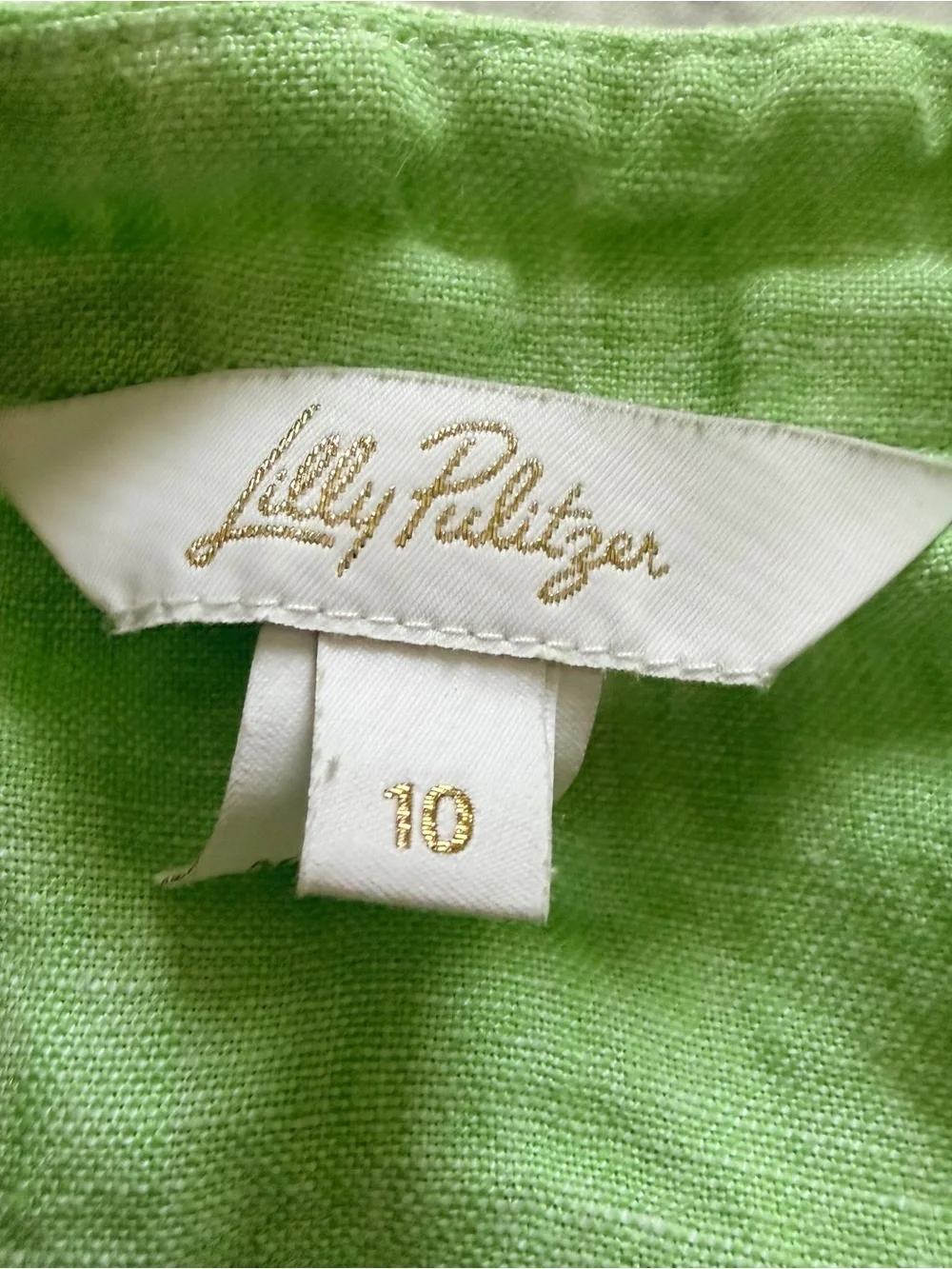 Lilly Pulitzer Mialeigh Linen Top 10 | Green